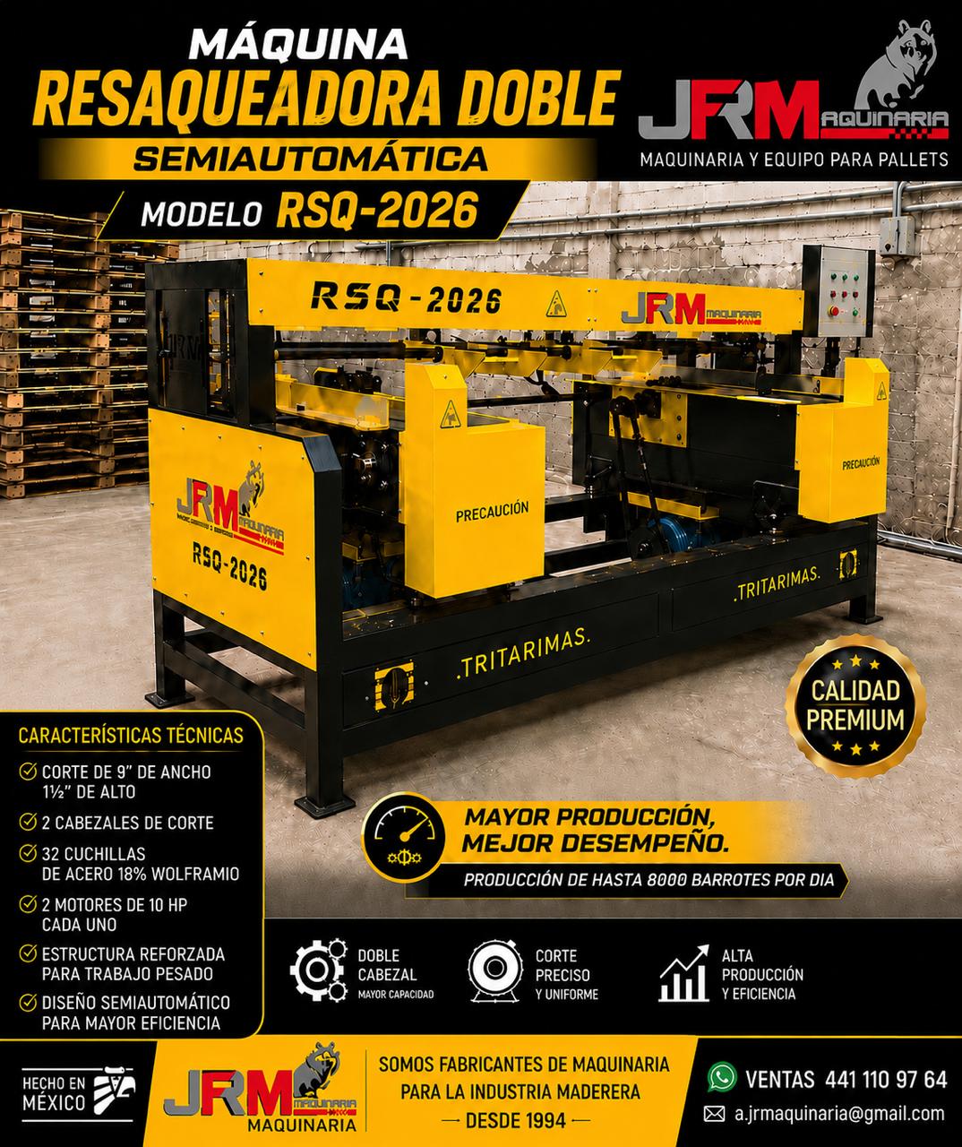 Resaqueadora Doble RSQ-2021